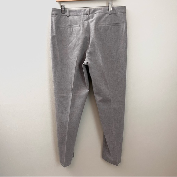 PURE Collection gray wool slim ankle pants - Picture 2 of 10